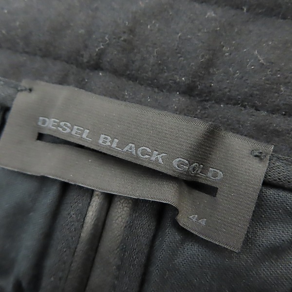 実際に弊社で買取させて頂いたDIESEL BLACK GOLD/ディーゼル ブラックゴールド カシミア混 ウールパンツ/44の画像 2枚目