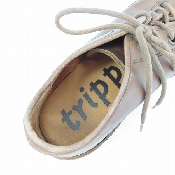 実際に弊社で買取させて頂いたtrippen/トリッペン レースアップ レザーシューズ 9501/40の画像 4枚目
