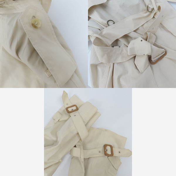 実際に弊社で買取させて頂いたBurberry/バーバリー トレンチコート クリーム系の画像 8枚目
