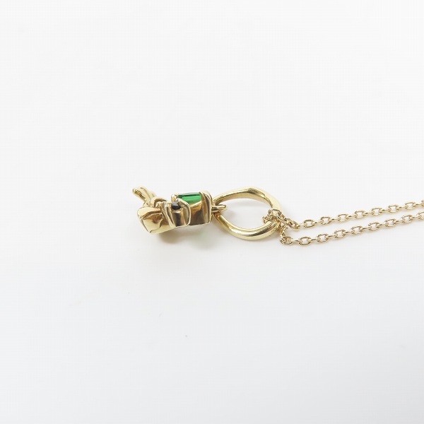 実際に弊社で買取させて頂いたBloody Mary/ブラッディマリー EVEイヴ K18 ファントム ペンダント w/ストーンの画像 3枚目