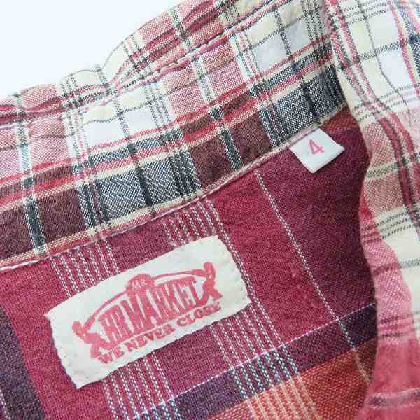 実際に弊社で買取させて頂いたHOLLYWOOD RANCH MARKET/ハリウッドランチマーケット パッチワークシャツ/4の画像 2枚目