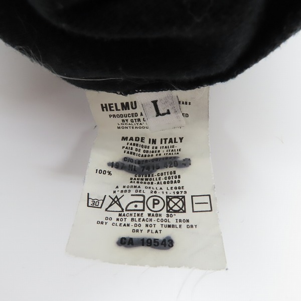 実際に弊社で買取させて頂いたHELMUT LANG/ヘルムートラング コットン 長袖カットソー/Lの画像 3枚目