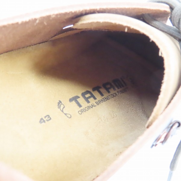 実際に弊社で買取させて頂いたTATAMI/タタミ BIRKENSTOCK/ビルケンシュトック Shannon/シャノン 867221/43の画像 5枚目