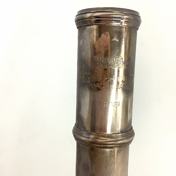 実際に弊社で買取させて頂いたYAMAHA/ヤマハ YFL-211SⅡ フルート ケース付き【ジャンク】の画像 4枚目