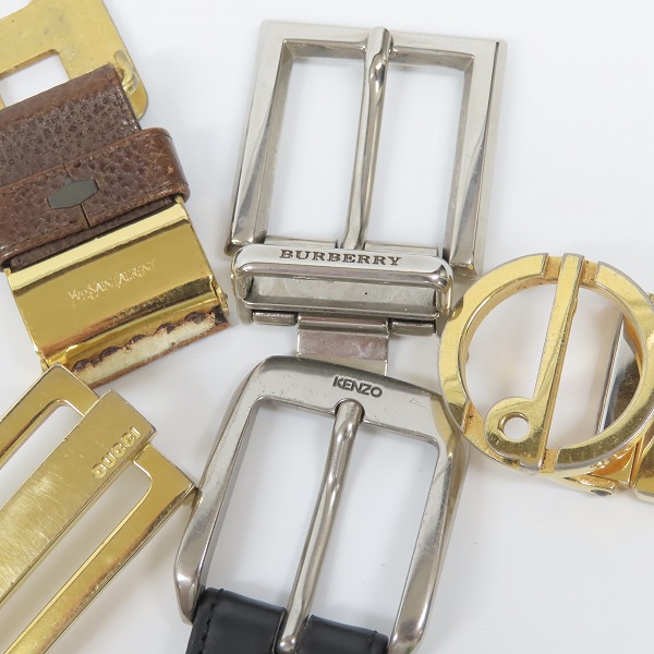 実際に弊社で買取させて頂いた【ジャンク/おまとめ7点】グッチ/ダンヒル/バリー/ケンゾー/バーバリー 他 ベルトバックル の画像 2枚目