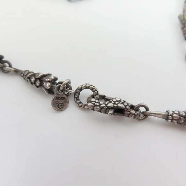 実際に弊社で買取させて頂いたBloody Mary/ブラッディマリー ロックバード 神烏 シルバーチェーン/50㎝の画像 2枚目