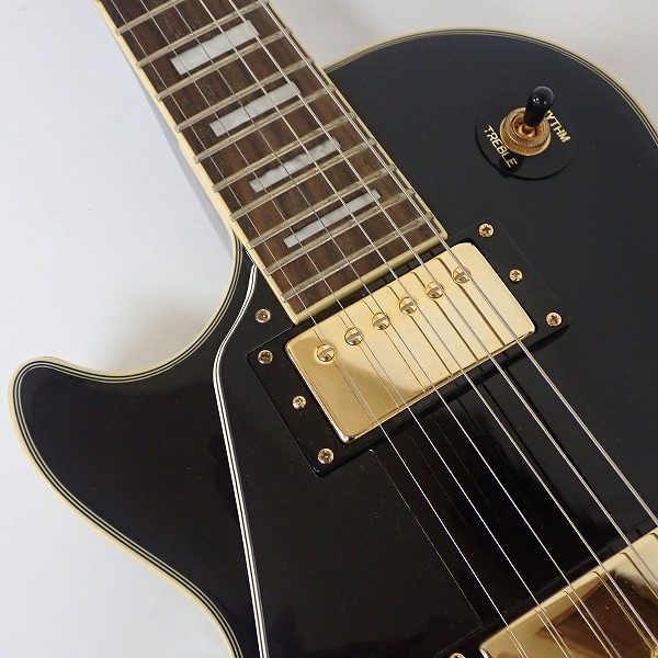 実際に弊社で買取させて頂いた★Epiphone/エピフォン Les Paul Custom Pro/レスポールカスタム プロ コイルタップ搭載 レフティ ギグケース付の画像 4枚目