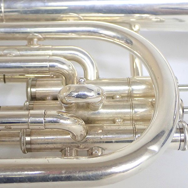 実際に弊社で買取させて頂いた★【難有り】YAMAHA/ヤマハ YAH-203/YAH203 アルトホルン 銀メッキ仕上げ ハードケース付の画像 6枚目