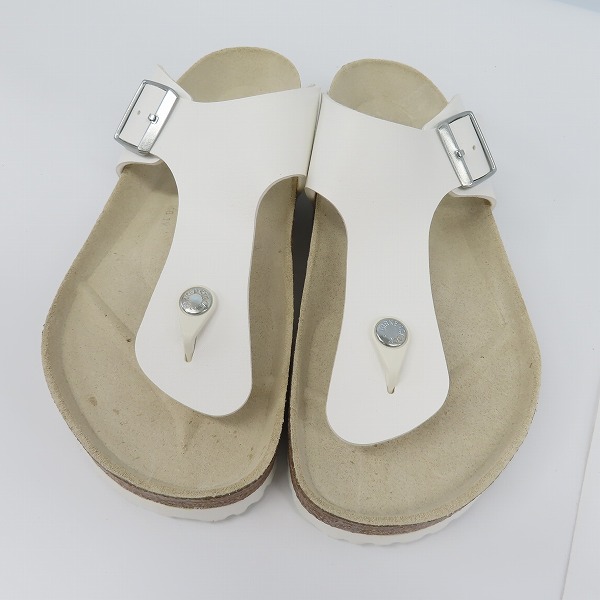 実際に弊社で買取させて頂いたBIRKENSTOCK/ビルケンシュトック レザーサンダル ホワイト/28.0