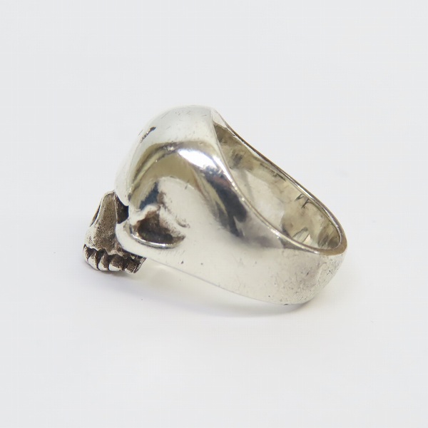 実際に弊社で買取させて頂いたCRAZY PIG/クレイジーピッグ スモールエビルスカルリング 10.5号の画像 2枚目