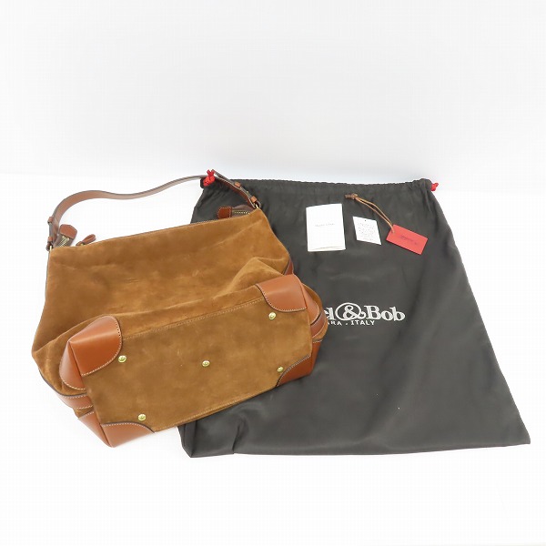 実際に弊社で買取させて頂いたDaniel&Bob/ダニエル&ボブ CUOIO/クオイオ  スエードレザー ショルダーバック ブラウンの画像 7枚目