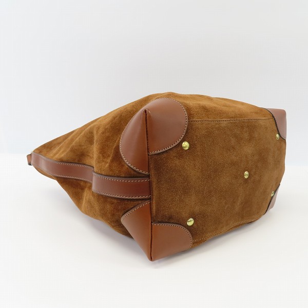 実際に弊社で買取させて頂いたDaniel&Bob/ダニエル&ボブ CUOIO/クオイオ  スエードレザー ショルダーバック ブラウンの画像 2枚目