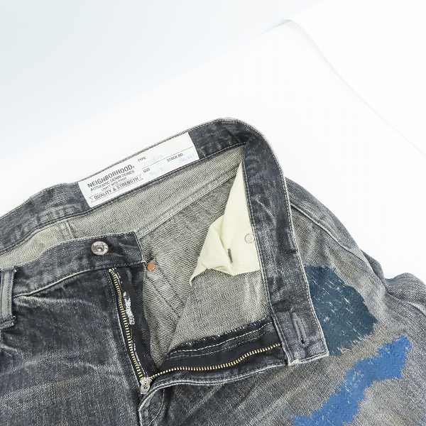 実際に弊社で買取させて頂いたNEIGHBORHOOD/ネイバーフッド GRITTY SAVAGE . NARROW /サベージデニム PT 172DCNH-PTM20/XLの画像 6枚目