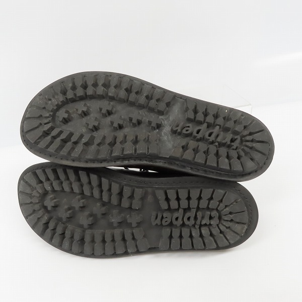 実際に弊社で買取させて頂いたTrippen/トリッペン パンチング レースアップ レザーシューズ ダークブラウンの画像 2枚目