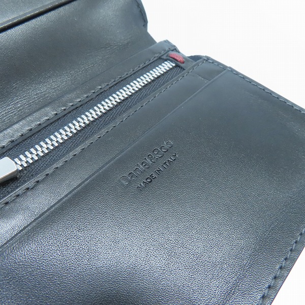 実際に弊社で買取させて頂いたDaniel&Bob/ダニエルアンドボブ レザー/牛革 二つ折り財布 コインケース ダークネイビー 031-1936の画像 4枚目