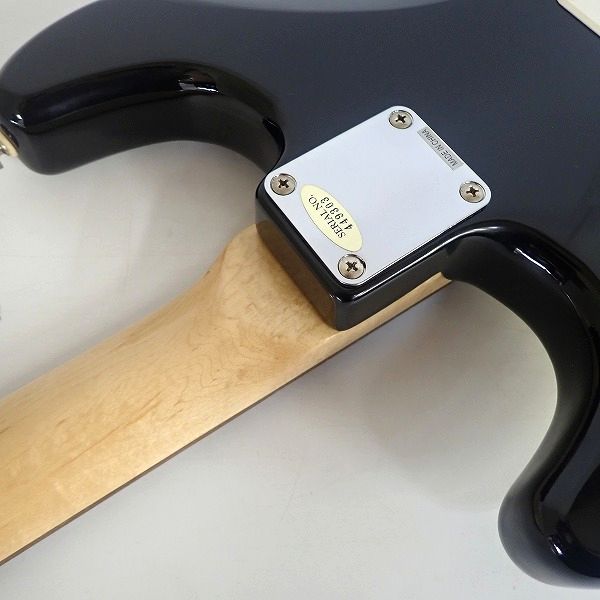 実際に弊社で買取させて頂いた★【ジャンク】BUSKER'S/バスカーズ ストラトキャスターType SSH ブラック ソフトケース付 の画像 8枚目