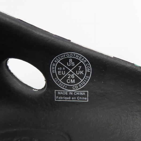 実際に弊社で買取させて頂いたKEEN/キーン Yogui Arts/ヨギ アーツ Surf Border Black サンダル 1013021/26の画像 5枚目