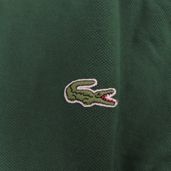 実際に弊社で買取させて頂いたLACOSTE/ラコステ ヴィンテージポロシャツ/グリーン/ブルー/4/2点セットの画像 3枚目