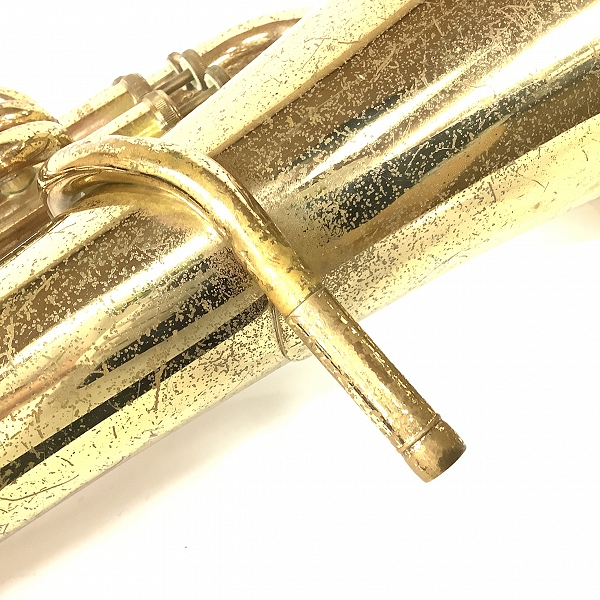 実際に弊社で買取させて頂いた★【ジャンク】YAMAHA/ヤマハ YEP-201/YEP201 ユーフォニアム ゴールド ハードケース付の画像 8枚目