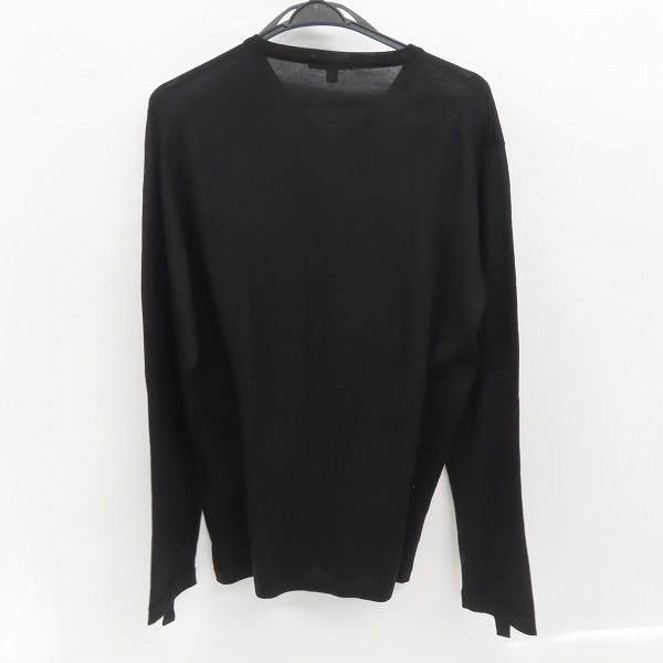 実際に弊社で買取させて頂いたHELMUT LANG/ヘルムートラング ウール Vネック ニットセーター/48の画像 1枚目