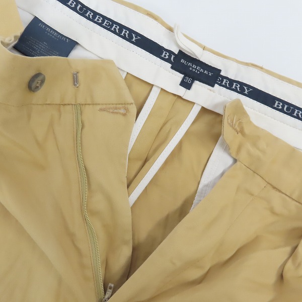 実際に弊社で買取させて頂いたBURBERRY GOLF/バーバリーゴルフ ハーフパンツ イエロー系/ 36の画像 4枚目