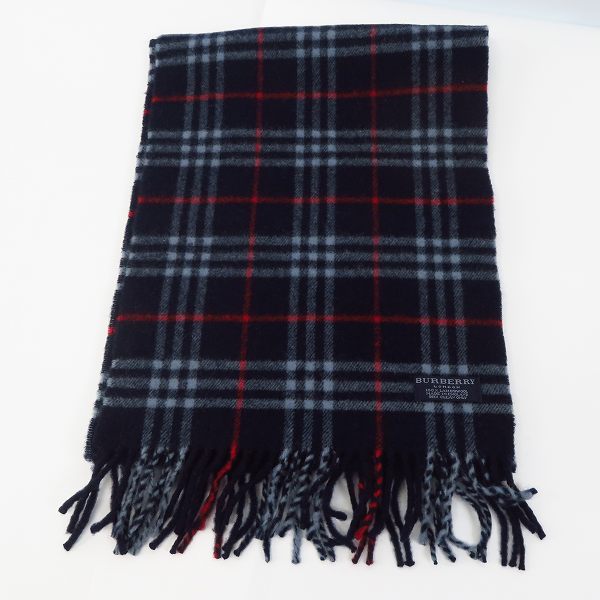 実際に弊社で買取させて頂いたBURBERRY LONDON/バーバリー ロンドン チェック柄マフラーの画像 3枚目