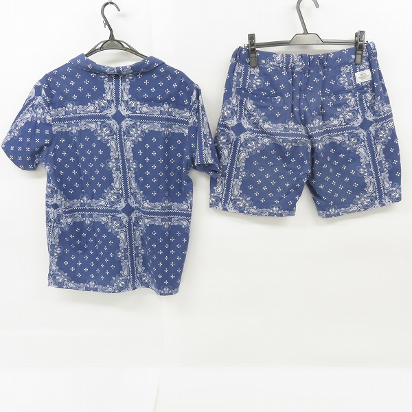 実際に弊社で買取させて頂いたTHE CRIMIE/クライミー ペイズリー柄  シャツ/ハーフパンツセットアップ/size：Lの画像 1枚目