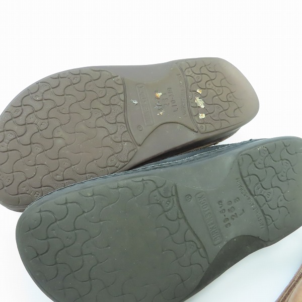 実際に弊社で買取させて頂いたBIRKENSTOCK/ビルケンシュトック Memphis/メンフィス 2ホール レザーシューズ  2点セット 25/26.5の画像 7枚目