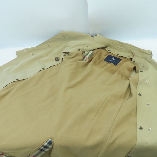 実際に弊社で買取させて頂いた BURBERRY LONDON/バーバリーロンドン レディース ロングトレンチコート ウールライナー付 B1A88-101-51/34の画像 6枚目