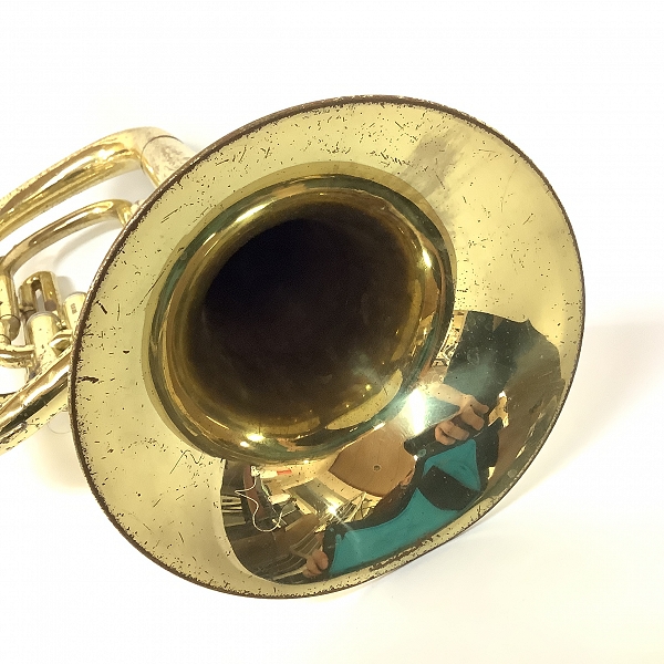 実際に弊社で買取させて頂いた★【ジャンク】YAMAHA/ヤマハ YAH-202 アルトホルン ハードケース付きの画像 3枚目