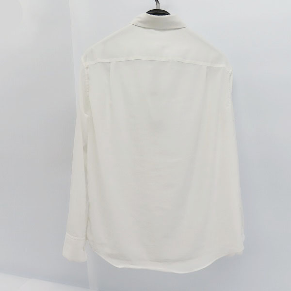 実際に弊社で買取させて頂いたLAD MUSICIAN/ラッドミュージシャン 20SS STANDARD SHIRT 長袖シャツ 白 2120-105/42の画像 1枚目