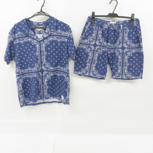 実際に弊社で買取させて頂いたTHE CRIMIE/クライミー ペイズリー柄  シャツ/ハーフパンツセットアップ/size：L