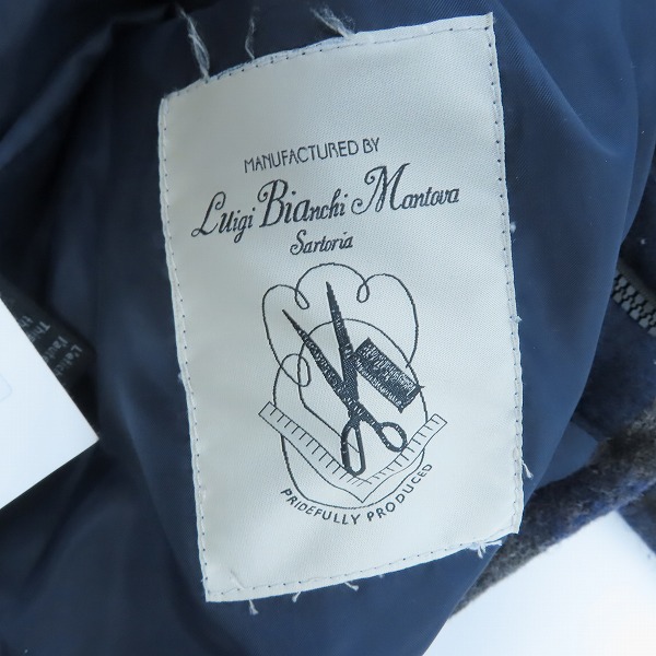 実際に弊社で買取させて頂いたHYDROGEN×LUIGI BIANCHI MANTOVA/ハイドロゲン×ルイジビアンキマントーバ 迷彩/カモフラ ツイードジャケット/52Rの画像 3枚目