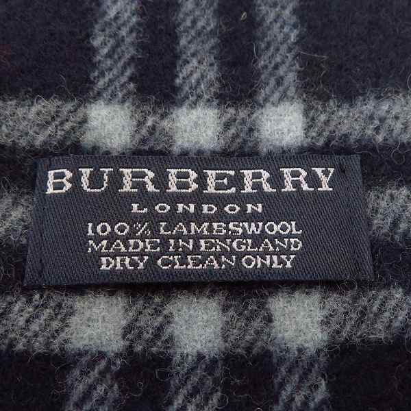 実際に弊社で買取させて頂いたBURBERRY LONDON/バーバリー ロンドン チェック柄マフラーの画像 1枚目