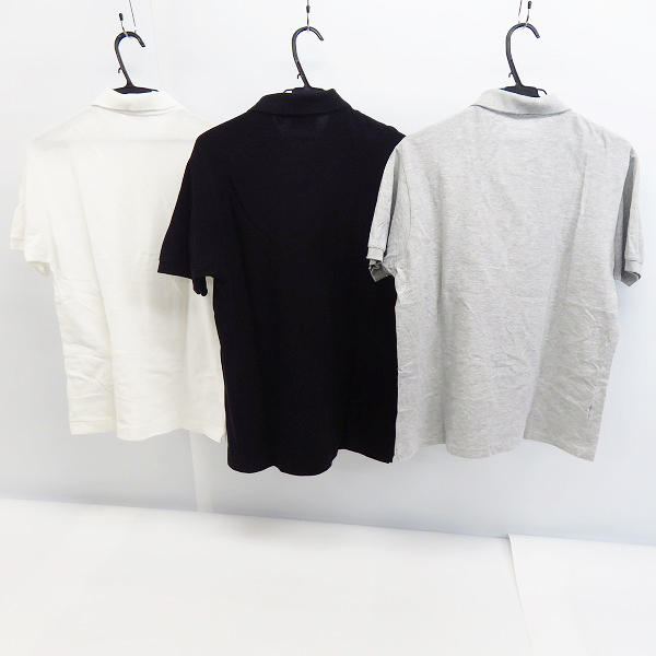 実際に弊社で買取させて頂いたLACOSTE/ラコステ ロゴワッペン 半袖 ポロシャツ/カットソー/4(M) 3点セットの画像 1枚目