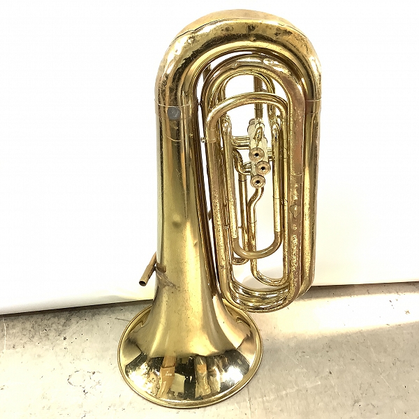 実際に弊社で買取させて頂いた★【ジャンク】YAMAHA/ヤマハ YBB-103 チューバ ハードケース付きの画像 9枚目