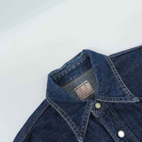 実際に弊社で買取させて頂いたTHE FLAT HEAD/フラットヘッド デニムウエスタンシャツの画像 3枚目