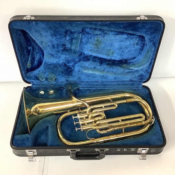 実際に弊社で買取させて頂いた★【ジャンク】YAMAHA/ヤマハ YAH-202 アルトホルン ハードケース付きの画像 8枚目