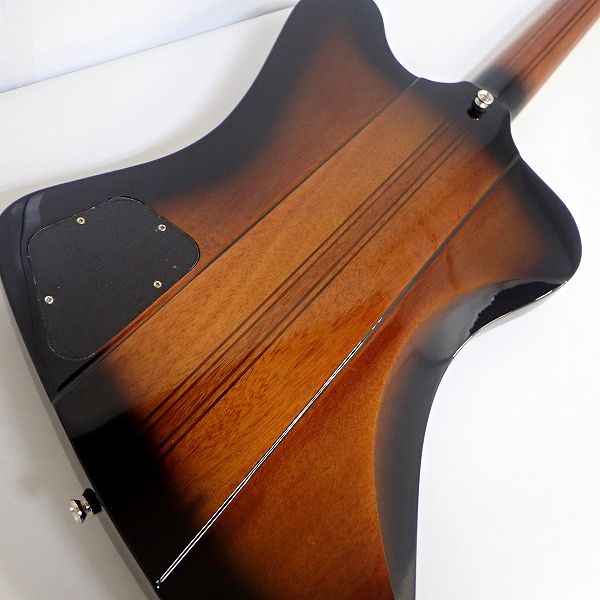 実際に弊社で買取させて頂いた★【美品】Epiphone/エピフォン  Firebird VS/Vintage Sunburst ファイヤーバード 2020年製 ギグケース付の画像 7枚目