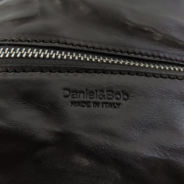 実際に弊社で買取させて頂いたDaniel&Bob/ダニエル＆ボブ ミニ レザー リュック ダークブラウンの画像 3枚目