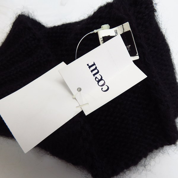 実際に弊社で買取させて頂いたcoeur/クール CA4LA/カシラ モヘア混/シルク100% ニット帽/ビーニー 2点セットの画像 7枚目