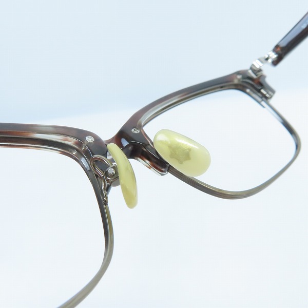 実際に弊社で買取させて頂いた999.9/フォーナインズ ウェリントン型 メガネフレーム/アイウェア/眼鏡 M-27 6023の画像 3枚目