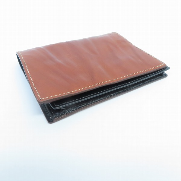 実際に弊社で買取させて頂いたDaniel&Bob/ダニエルアンドボブ レザー/牛革 二つ折り財布 コインケース ブラウン 031-1936の画像 2枚目