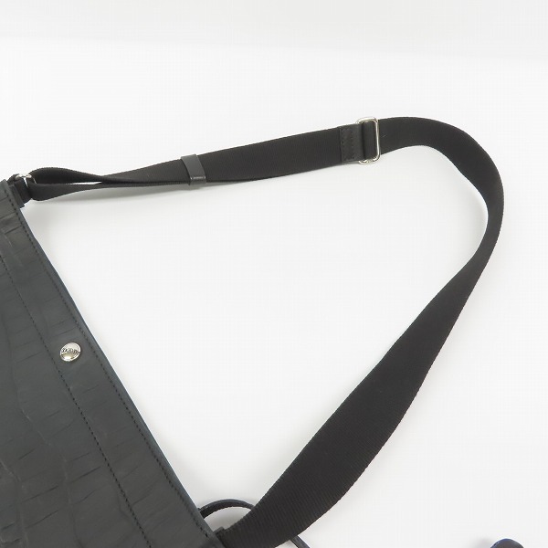 実際に弊社で買取させて頂いたDaniel&Bob/ダニエル＆ボブ 型押しレザー ショルダーバッグ ポーチ付きの画像 5枚目