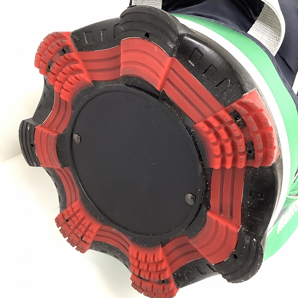 実際に弊社で買取させて頂いたFILA/フィラ ゴルフ 5分割キャディバッグ グリーンの画像 7枚目