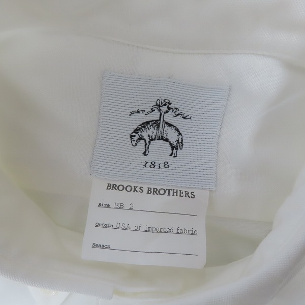 実際に弊社で買取させて頂いた【未使用】BLACK FLEECE by Brooks Brothers/ブルックスブラザーズ オックスフォードシャツ 23960/BB2の画像 2枚目