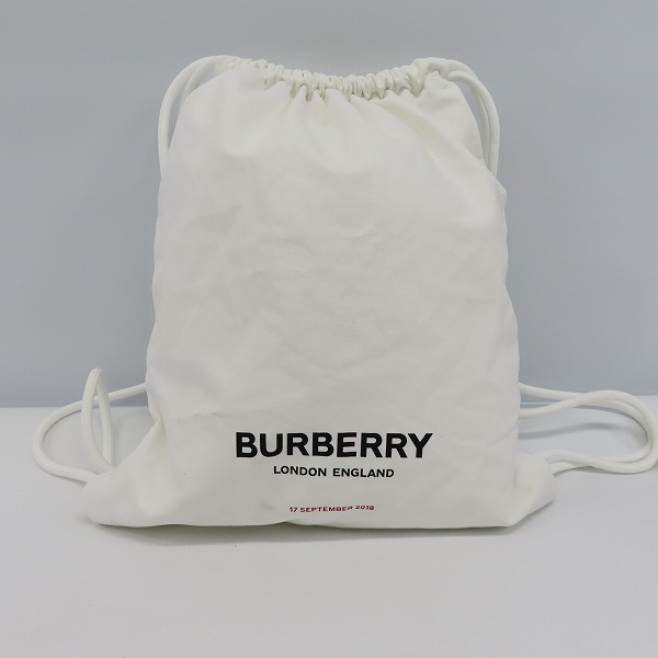 実際に弊社で買取させて頂いたBURBERRY/バーバリー17 September 2018 関係者限定 ノベルティ ナップサック