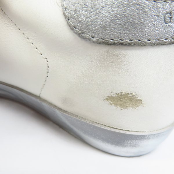 実際に弊社で買取させて頂いたGOLDEN GOOSE/ゴールデングース 19ss SUPER STAR スニーカー GCOWS590 /35の画像 6枚目