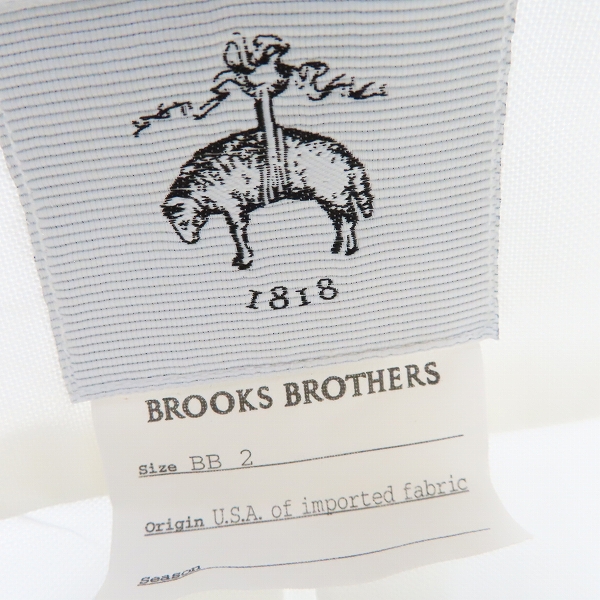 実際に弊社で買取させて頂いた【未使用】BLACK FLEECE by Brooks Brothers/ブルックスブラザーズ オックスフォードシャツ 28677/BB2の画像 2枚目