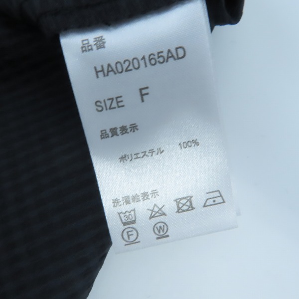 実際に弊社で買取させて頂いたHARE/ハレ ロング丈 長袖ボタンシャツ ブラック系/Fの画像 3枚目